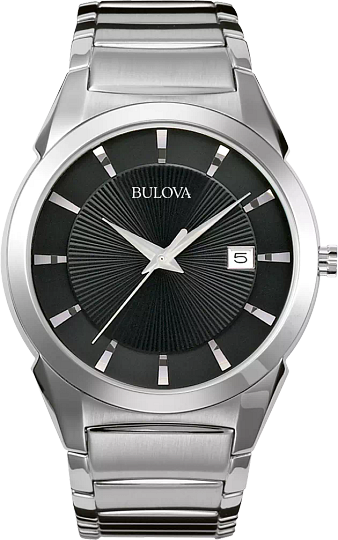 Gents Stainless Steel Bulova Quartz Watch
