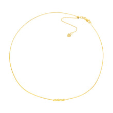 Load image into Gallery viewer, 14k Yellow Gold Script &quot;Mama&quot; Necklace
