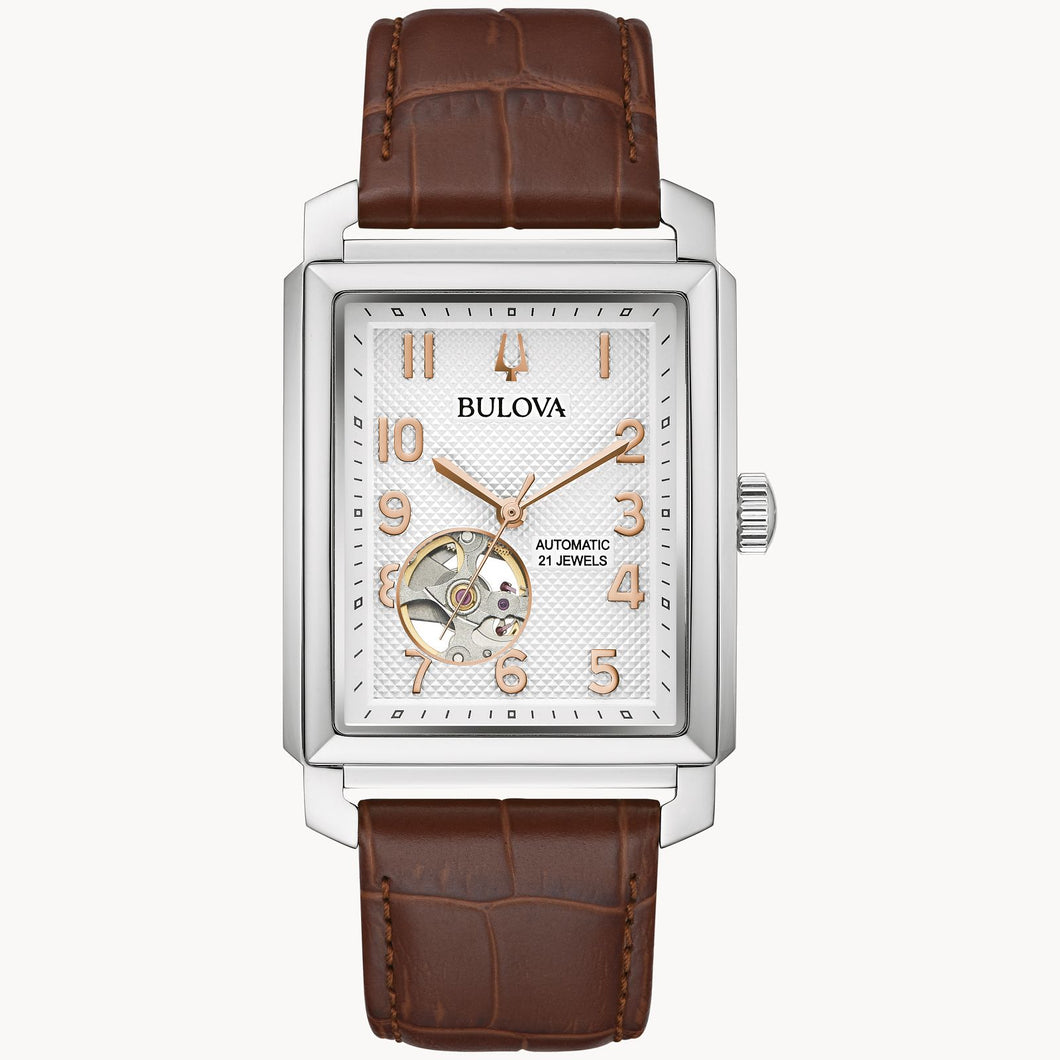 One Gents Stainless Steel Bulova Sutton Automatic Watch