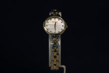 Load image into Gallery viewer, Ladies Stainless Steel and Gold Tone Bulova Watch
