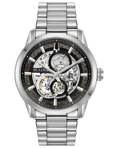 Stainless Steel Bulova Automatic Swiss Mechanical Watch