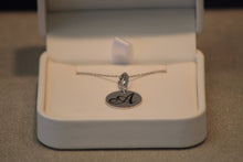 Load image into Gallery viewer, Sterling Silver Script Initial Charm
