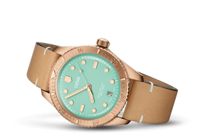 Oris Sixty-Five Divers Cotton Candy Wild Green Watch (38 mm)