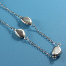 Load image into Gallery viewer, Ladies Dobbs Sterling Silver Rhodium Plated Necklace
