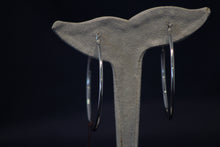 Load image into Gallery viewer, Sterling Silver Round Tube Hoop Earrings
