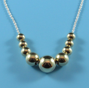 Ladies Dobbs Sterling Silver Rhodium Plate Necklace
