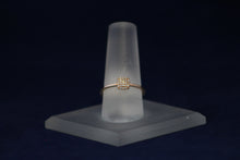 Load image into Gallery viewer, 14k Rose Gold Square Diamond Ring
