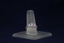 Load image into Gallery viewer, 14k White Gold Amethyst and Diamond Ring
