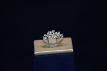Load image into Gallery viewer, 14k White Gold Diamond Florette Ring
