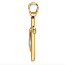 Load image into Gallery viewer, 14k Yellow Gold Polished Crucifix Pendant
