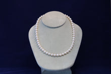 Load image into Gallery viewer, 18 Inch Freshwater Pearl Necklace with 7.5mm Pearls

