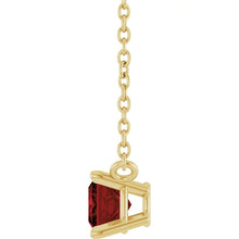 Load image into Gallery viewer, 14k Yellow Gold Garnet Necklace
