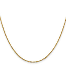 Load image into Gallery viewer, 14k Yellow Gold 1.7mm 18&quot; Flat Cable Chain
