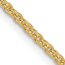 Load image into Gallery viewer, 14k Yellow Gold 1.7mm 18&quot; Flat Cable Chain
