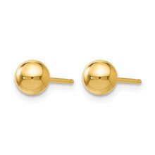Load image into Gallery viewer, 14k Yellow Gold Polished Ball Post Earrings
