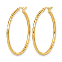 Load image into Gallery viewer, 14k Yellow Gold Polished Hoop Earrings
