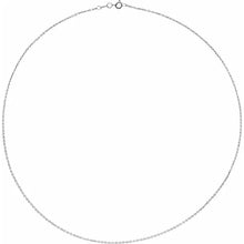 Load image into Gallery viewer, 14k White Gold Diamond Cut Cable Chain
