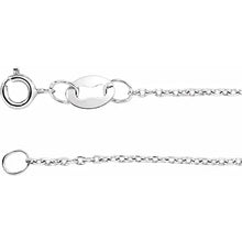 Load image into Gallery viewer, 14k White Gold Diamond Cut Cable Chain
