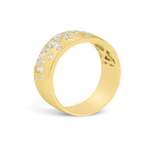 Load image into Gallery viewer, 14k Yellow Gold Diamond Confetti Ring
