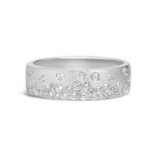 Load image into Gallery viewer, 14k White Gold Diamond Confetti Ring
