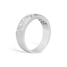 Load image into Gallery viewer, 14k White Gold Diamond Confetti Ring
