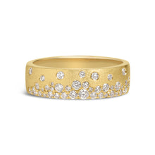 Load image into Gallery viewer, 14k Yellow Gold Diamond Confetti Ring
