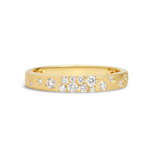 Load image into Gallery viewer, 14k Yellow Gold Diamond Confetti Ring
