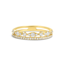 Load image into Gallery viewer, 14k Yellow Gold Diamond Crown Ring
