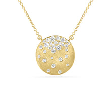 Load image into Gallery viewer, 14k Yellow Gold Diamond Confetti Necklace

