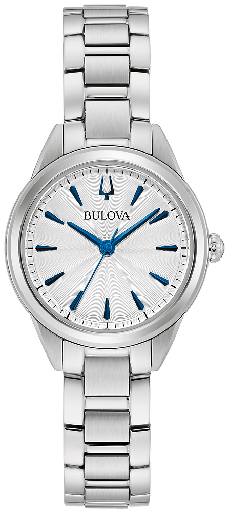 Ladies Stainless Steel Bulova Quartz Watch – Turgeon Jewelers