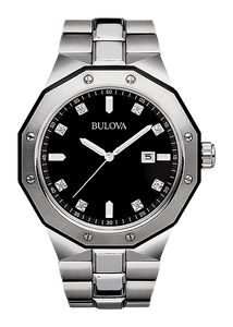 Gents Stainless Steel Bulova Quartz Watch