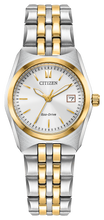Load image into Gallery viewer, Ladies Two-Tone Stainless Steel Citizen Eco-Drive Corso Watch
