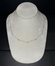 Load image into Gallery viewer, 14k Yellow Gold Akoya Cultured Pearl and Diamond Necklace
