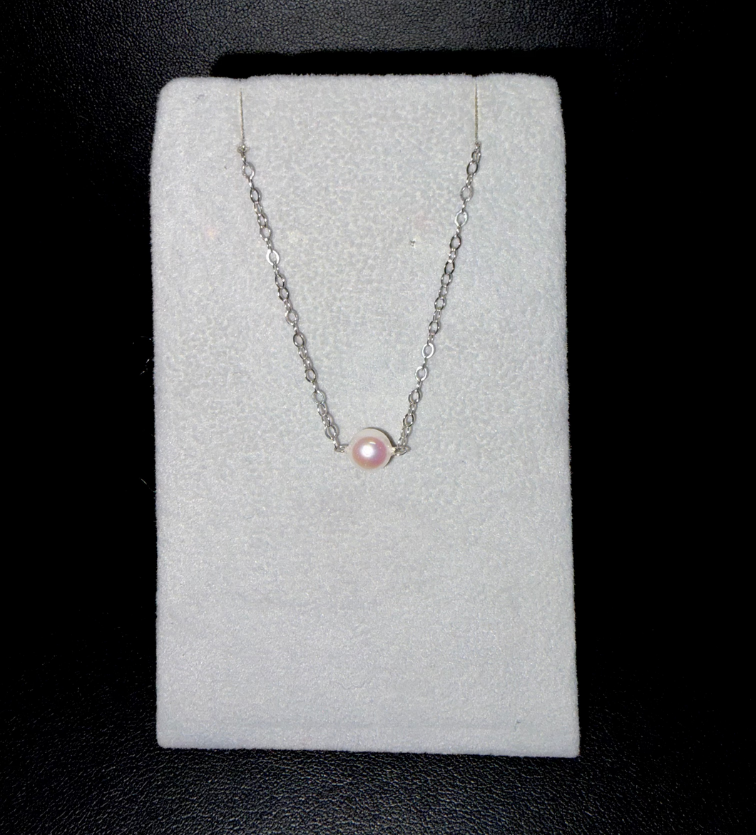 Sterling Silver Classic Akoya Pearl By Pearl Necklace – Turgeon Jewelers