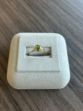 Load image into Gallery viewer, 14k Yellow Gold Peridot and Diamond Ring
