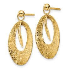 Load image into Gallery viewer, 14k Yellow Gold Oval Post Earrings
