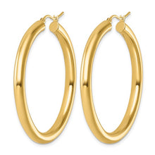 Load image into Gallery viewer, 14k Yellow Gold Polished Hoop Earrings

