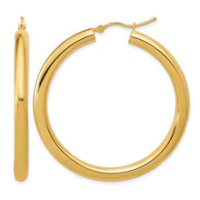 Load image into Gallery viewer, 14k Yellow Gold Polished Hoop Earrings
