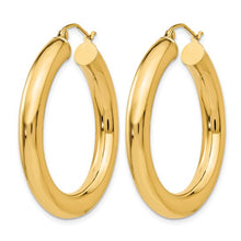 Load image into Gallery viewer, 14k Yellow Gold Polished Hoop Earrings
