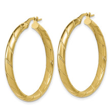 Load image into Gallery viewer, 14k Yellow Gold Large Round Hoop Earrings
