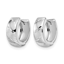 Load image into Gallery viewer, 14k White Gold Hoop Earrings
