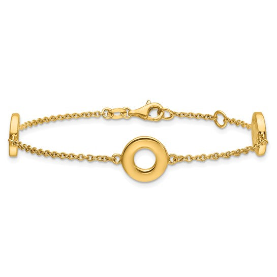 14k Yellow Gold 7