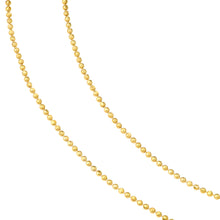 Load image into Gallery viewer, 14k Yellow Gold Double Strand Adjustable 18&quot; Bead Chain
