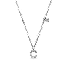 Load image into Gallery viewer, 14k White Gold &quot;Letter&quot; Necklace
