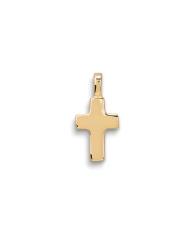 14k Yellow Gold Baby Cross Pendant