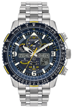 Load image into Gallery viewer, Gents Stainless Steel Citizen Eco-Drive Blue Angels Skyhawk Watch
