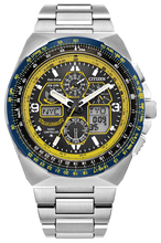 Load image into Gallery viewer, Gents Stainless Steel Citizen Eco-Drive Blue Angels Skyhawk Watch

