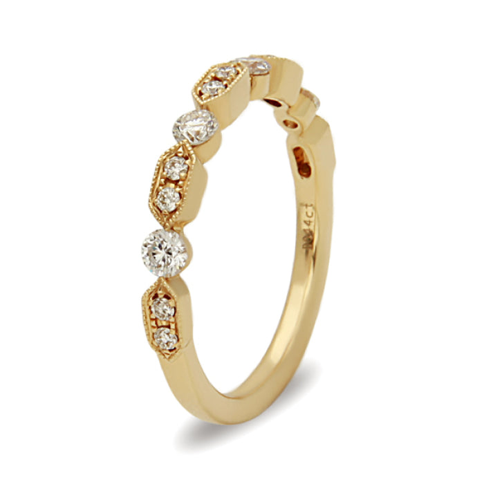 18k Yellow Gold Diamond Ring
