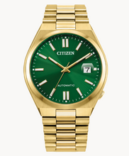 Load image into Gallery viewer, Gents Yellow tone Stainless Steel Citizen Tsuyosa Automatic Watch
