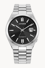 Load image into Gallery viewer, Stainless Steel Citizen "Tsuyosa" Collection Automatic Watch (Black Dial)
